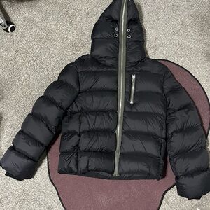Rick Owens Black Puffer Jacket